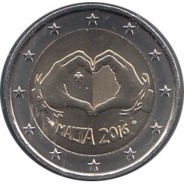2€ Malta 2016 "Los Niños y la Solidaridad - El Amor"