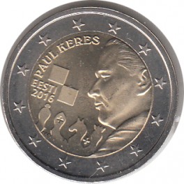 2€ Estonia 2016 "Paul Keres"