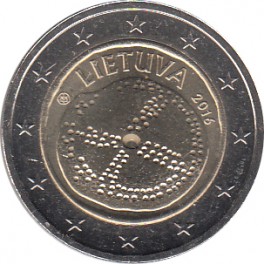 2€ Lituania 2016 "Cultura Báltica"