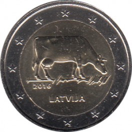 2€ Letonia 2016 "Sector Agrario" 