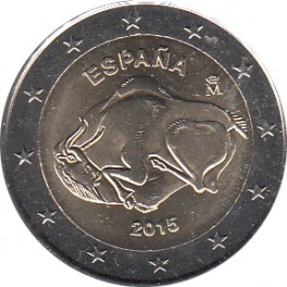 2€ España 2015 "Cueva de Altamira"