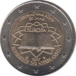 2€ Holanda 2007 "Tratado de Roma"