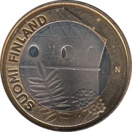 5€ Finlandia 2013 "Savonia, castillo de Olavinlinna"