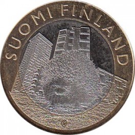 5€ Finlandia 2015 "Uusimaa, erizo"