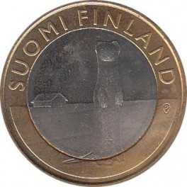 5€ Finlandia 2015 "Ostrobothnia, armiño"