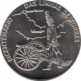 2.5€ Portugal 2010 "Bicentenario das Linhas de Vedras"