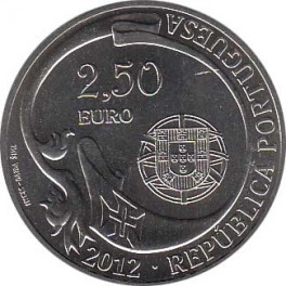 2.5€ Portugal 2012 "Buque escuela Sagres"