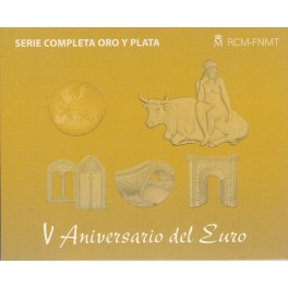 Serie España 5 Aniversario del Euro 2007 (1300€)