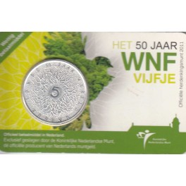 Coincard 5€ Holanda 2011 "Fondo Mundial para la Naturaleza"