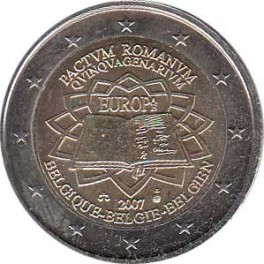 2€ Bélgica 2007 "Tratado de Roma"