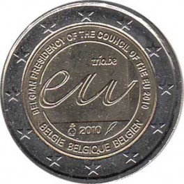 2€ Bélgica 2010 "Presidencia Belga del Consejo de la Unión Europea"
