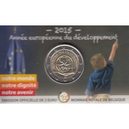 2€ Bélgica 2015 "Año Europeo del Desarrollo"