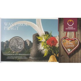 10€ Austria 2014 PLATA "Estado Tyrol"