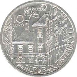 10€ Austria 2009 PLATA "El basilisco"