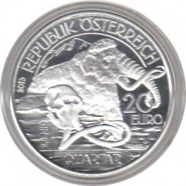 20€ Austria 2015 PLATA "Periodo cuaternario"