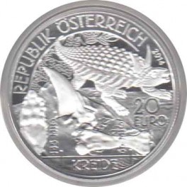 20€ Austria 2014 PLATA "Periodo cretácico"