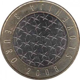 3€ Eslovenia 2008 "Presidencia del consejo de Unión Europea"