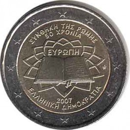 2€ Grecia 2007 "Tratado de Roma"
