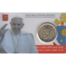 50 céntimos Vaticano 2018  "6€"