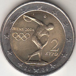 2€ GRECIA 2004