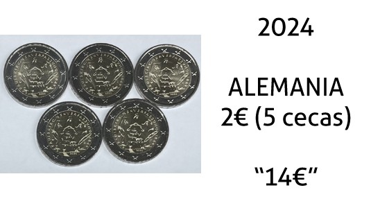 2€ ALEMANIA 5 CECAS